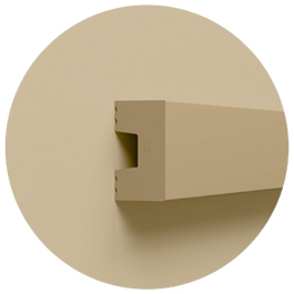 Ceiling moldings color 